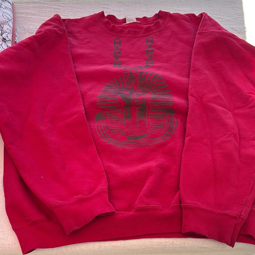 Red Graphic Men's Sweater